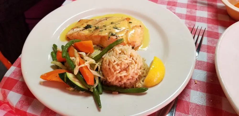 Grilled Baja Salmon Dinner